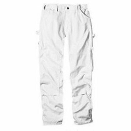 DICKIES 30W x 34L White Double Knee Painters Pants 2053WH